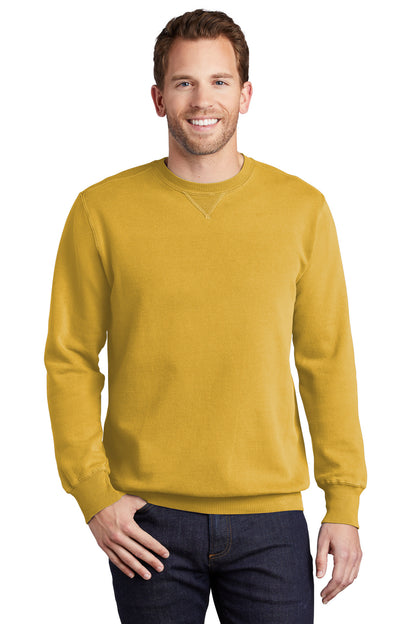 Port & Company Beach Wash Garment-Dyed Crewneck Sweatshirt PC098