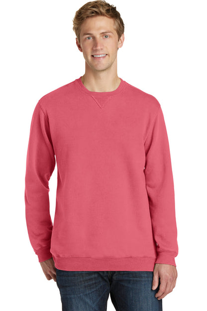 Port & Company Beach Wash Garment-Dyed Crewneck Sweatshirt PC098