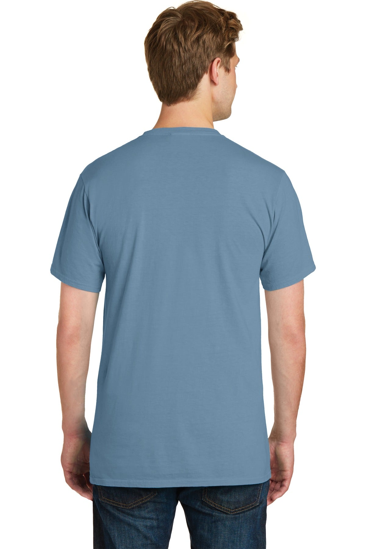 Port & Company Beach Wash Garment-Dyed Pocket Tee. PC099P