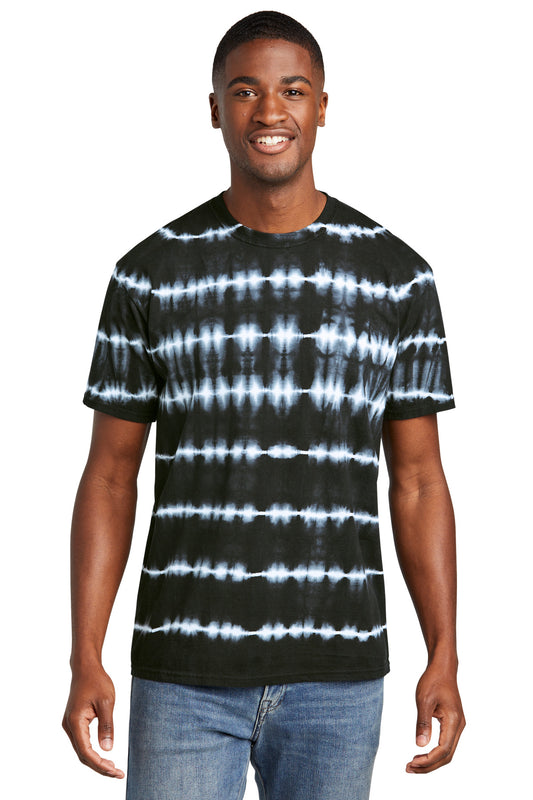 Port & Company Allover Stripe Tie-Dye Tee PC142