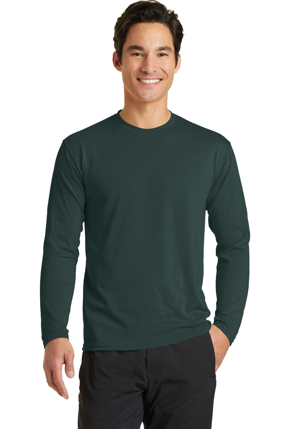 Port & Company Long Sleeve Performance Blend Tee. PC381LS