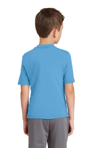 Port & Company Youth Performance Blend Tee. PC381Y