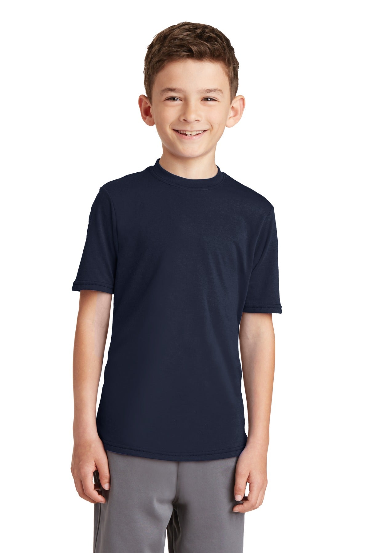 Port & Company Youth Performance Blend Tee. PC381Y