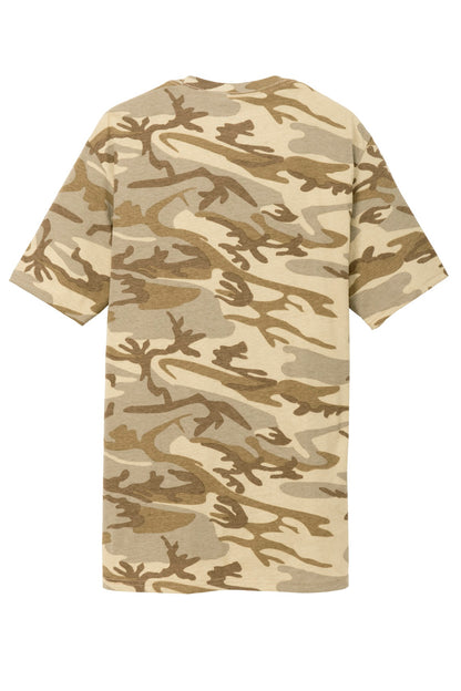 Port & Company Core Cotton Camo Tee. PC54C