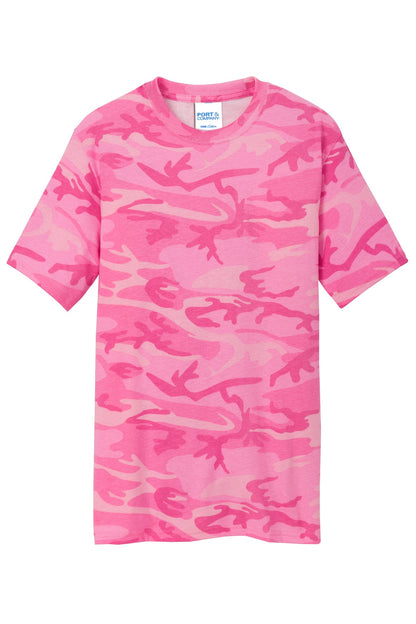 Port & Company Core Cotton Camo Tee. PC54C