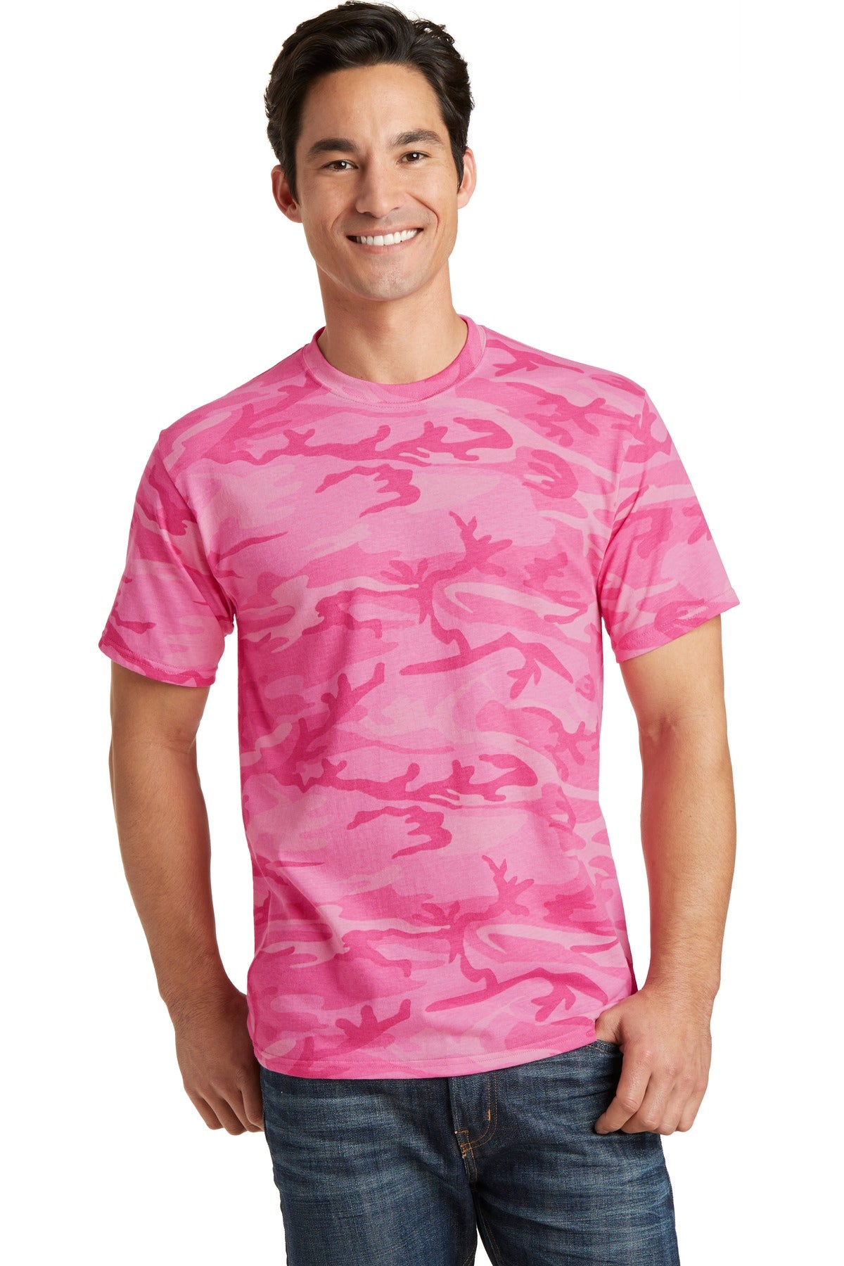 Port & Company Core Cotton Camo Tee. PC54C