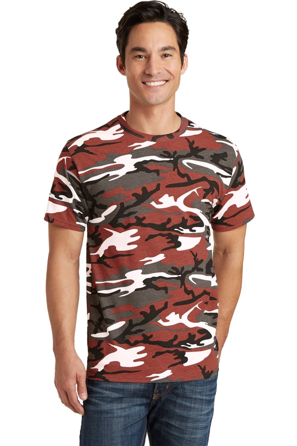 Port & Company Core Cotton Camo Tee. PC54C