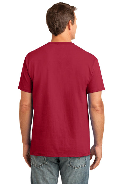 Port & Company Core Cotton Pocket Tee. PC54P