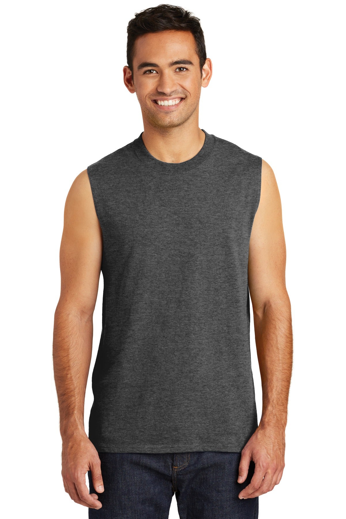 Port & Company Core Cotton Sleeveless Tee. PC54SL