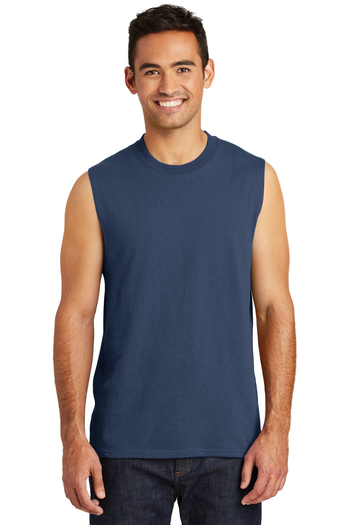 Port & Company Core Cotton Sleeveless Tee. PC54SL