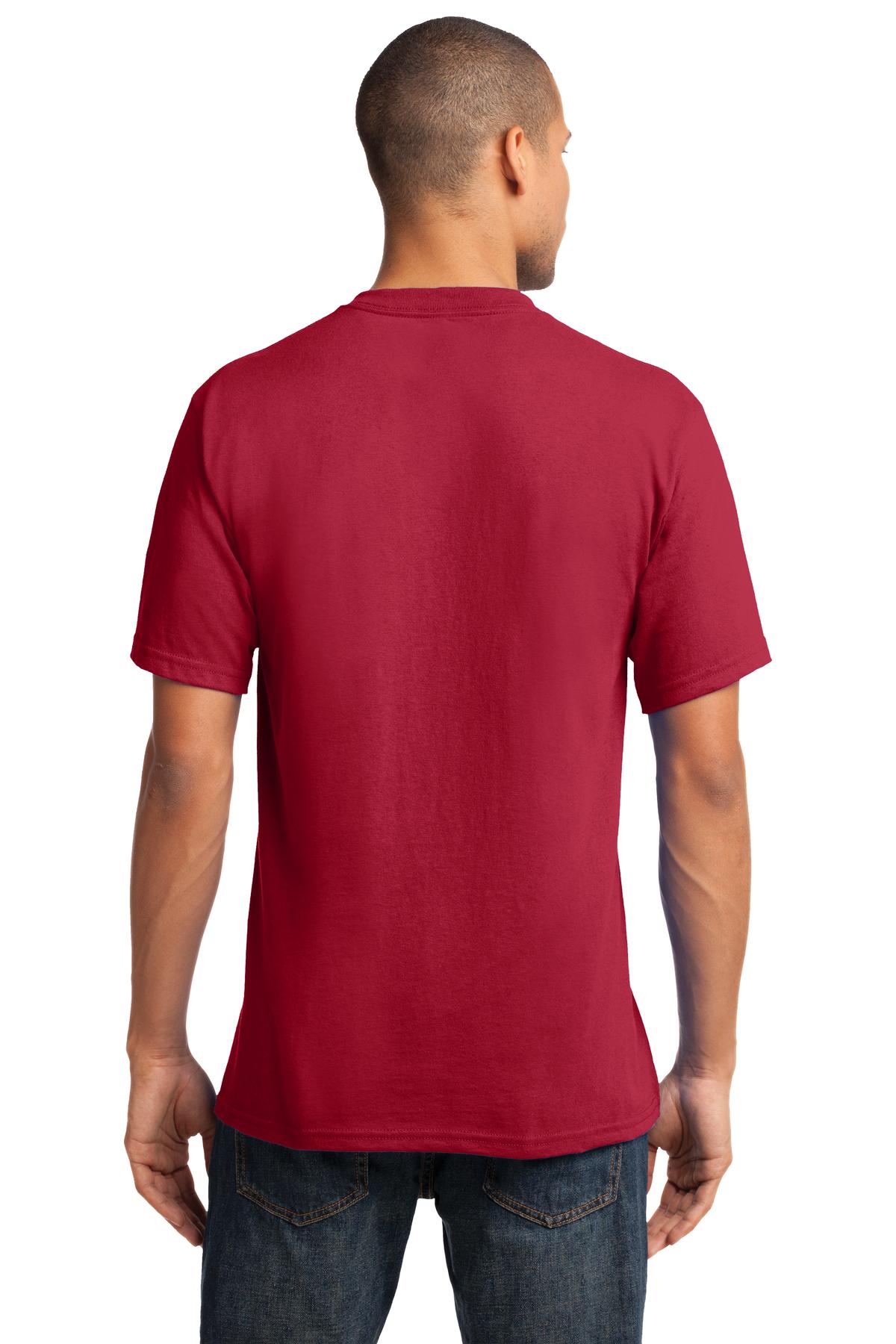 Port & Company Core Cotton V-Neck Tee. PC54V