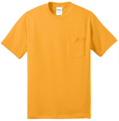 Port & Company Tall Core Blend Pocket Tee. PC55PT