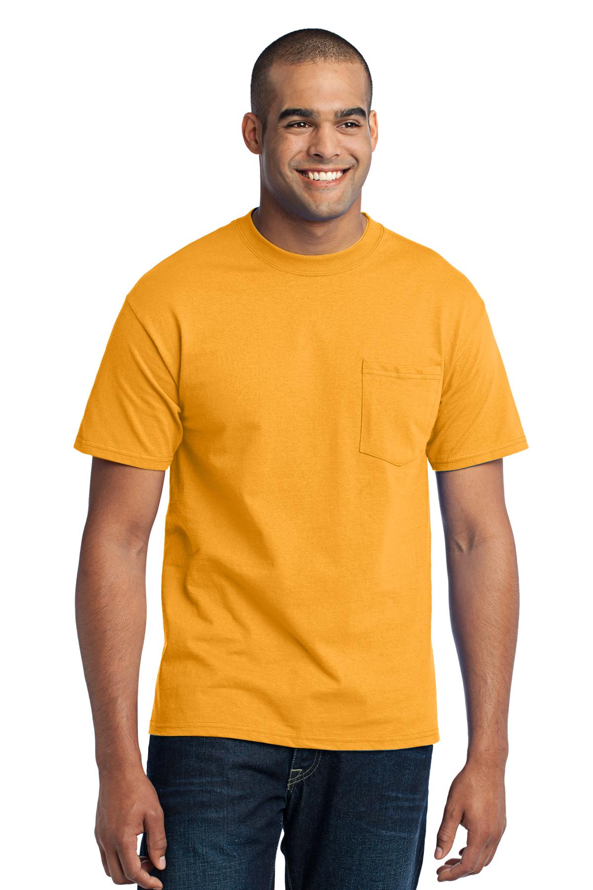 Port & Company Tall Core Blend Pocket Tee. PC55PT
