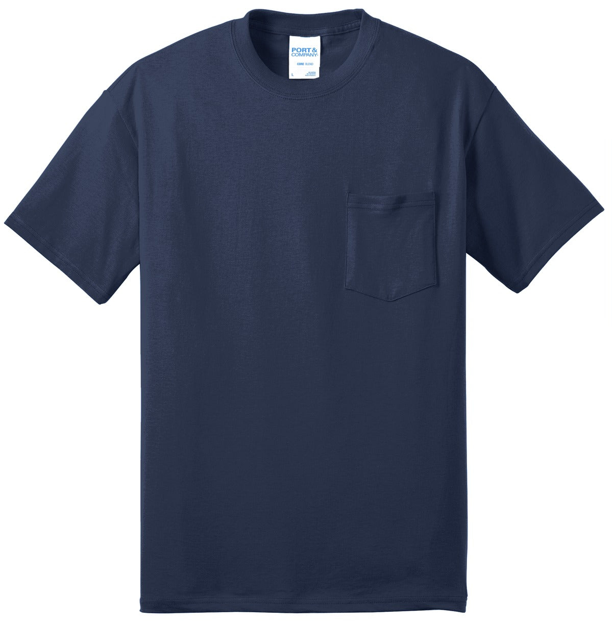 Port & Company - Core Blend Pocket Tee. PC55P