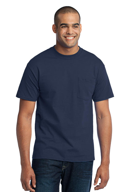 Port & Company Tall Core Blend Pocket Tee. PC55PT