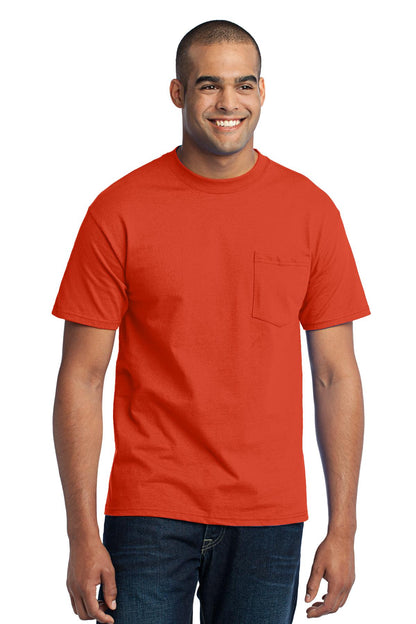 Port & Company Tall Core Blend Pocket Tee. PC55PT