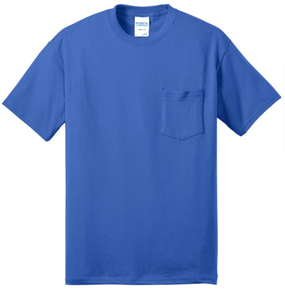 Port & Company Tall Core Blend Pocket Tee. PC55PT