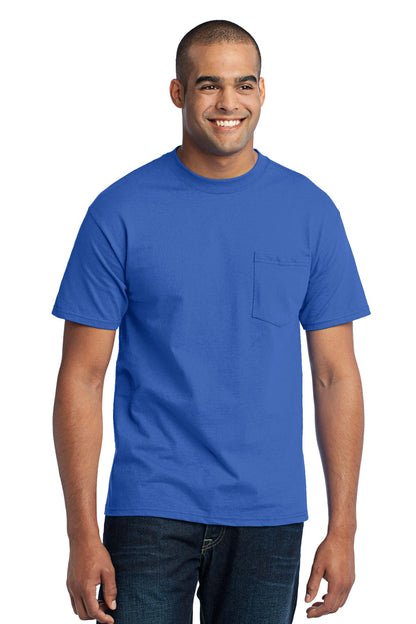 Port & Company Tall Core Blend Pocket Tee. PC55PT
