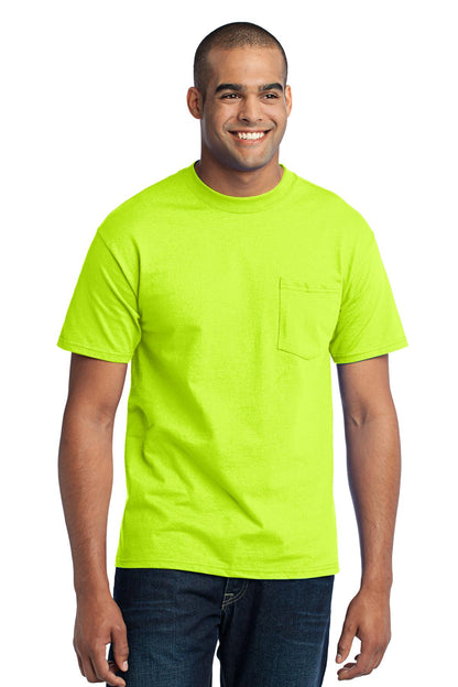 Port & Company Tall Core Blend Pocket Tee. PC55PT