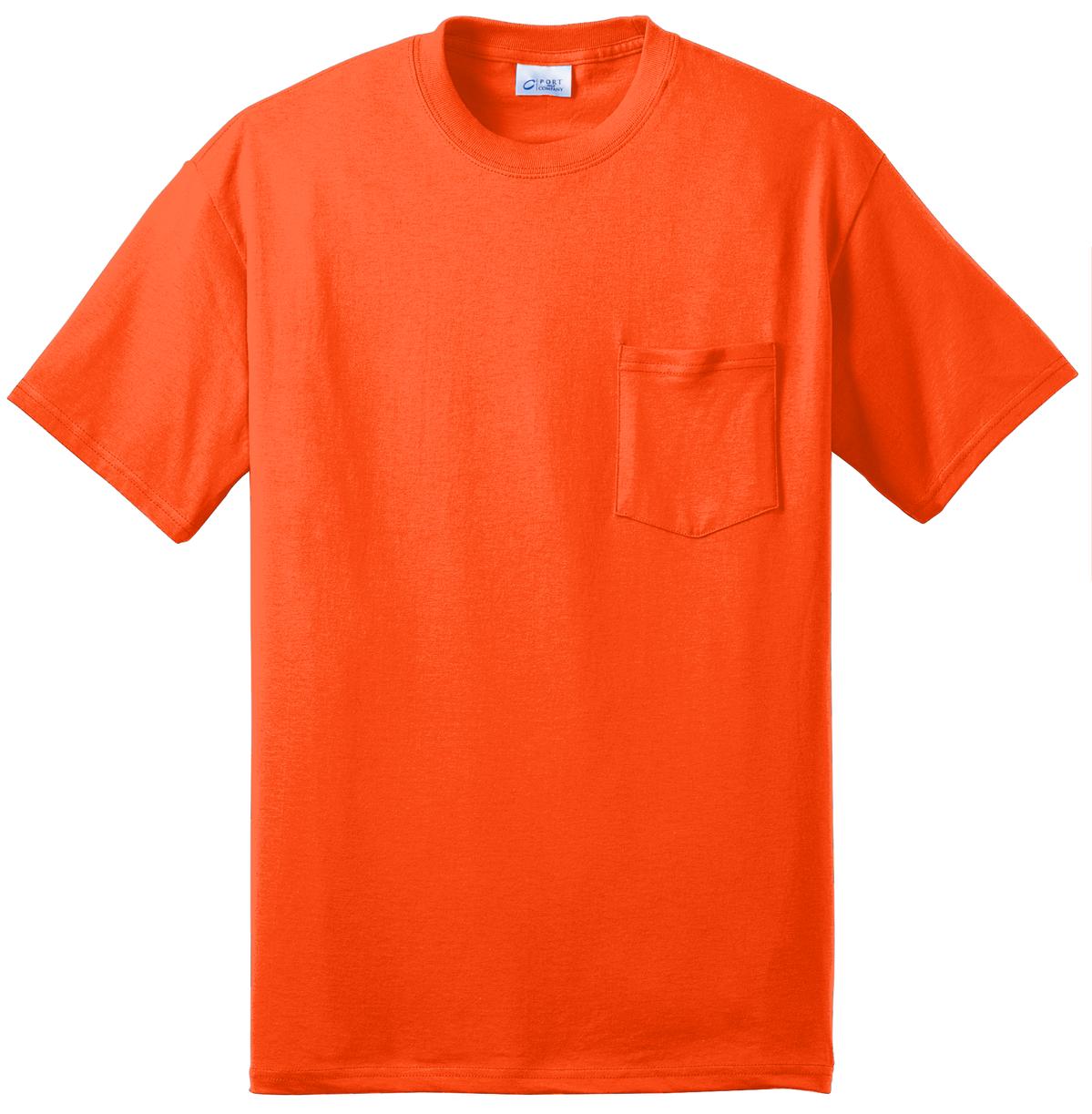 Port & Company Tall Core Blend Pocket Tee. PC55PT