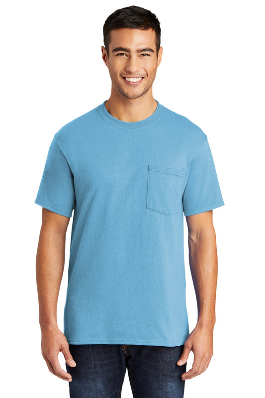 Port & Company Tall Core Blend Pocket Tee. PC55PT