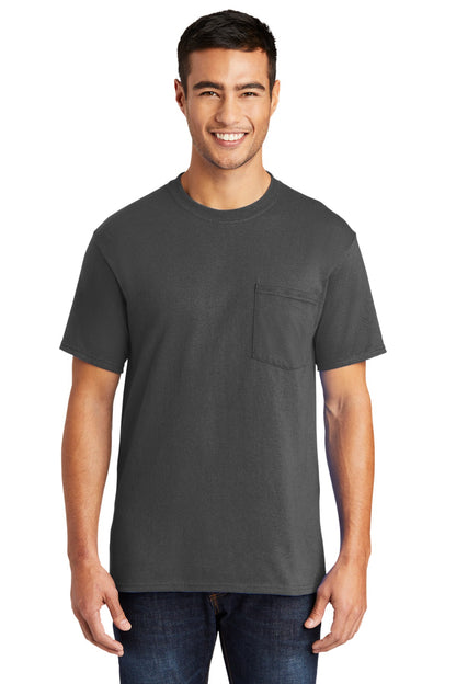 Port & Company Tall Core Blend Pocket Tee. PC55PT