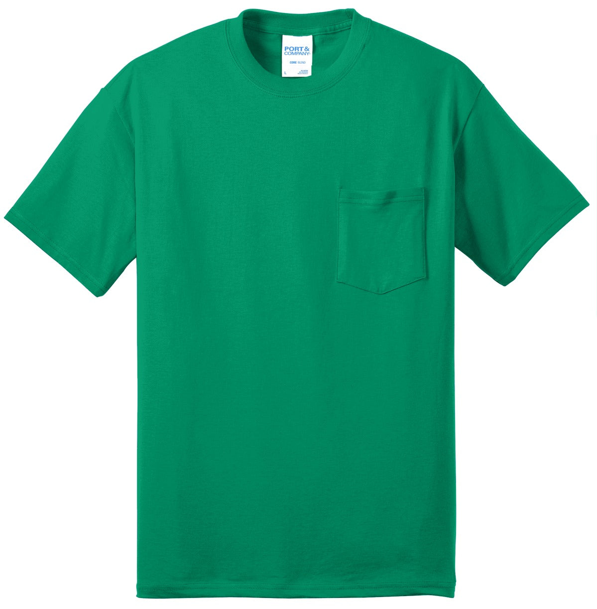 Port & Company - Core Blend Pocket Tee. PC55P
