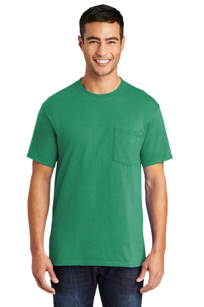 Port & Company Tall Core Blend Pocket Tee. PC55PT