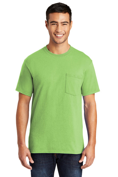 Port & Company Tall Core Blend Pocket Tee. PC55PT