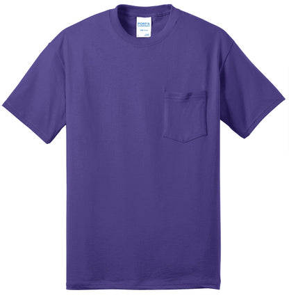 Port & Company - Core Blend Pocket Tee. PC55P