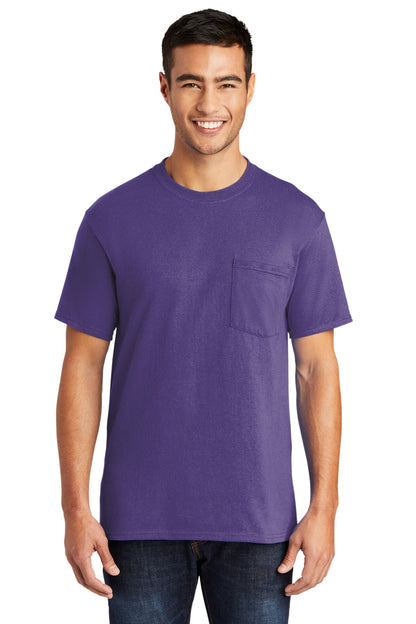 Port & Company - Core Blend Pocket Tee. PC55P