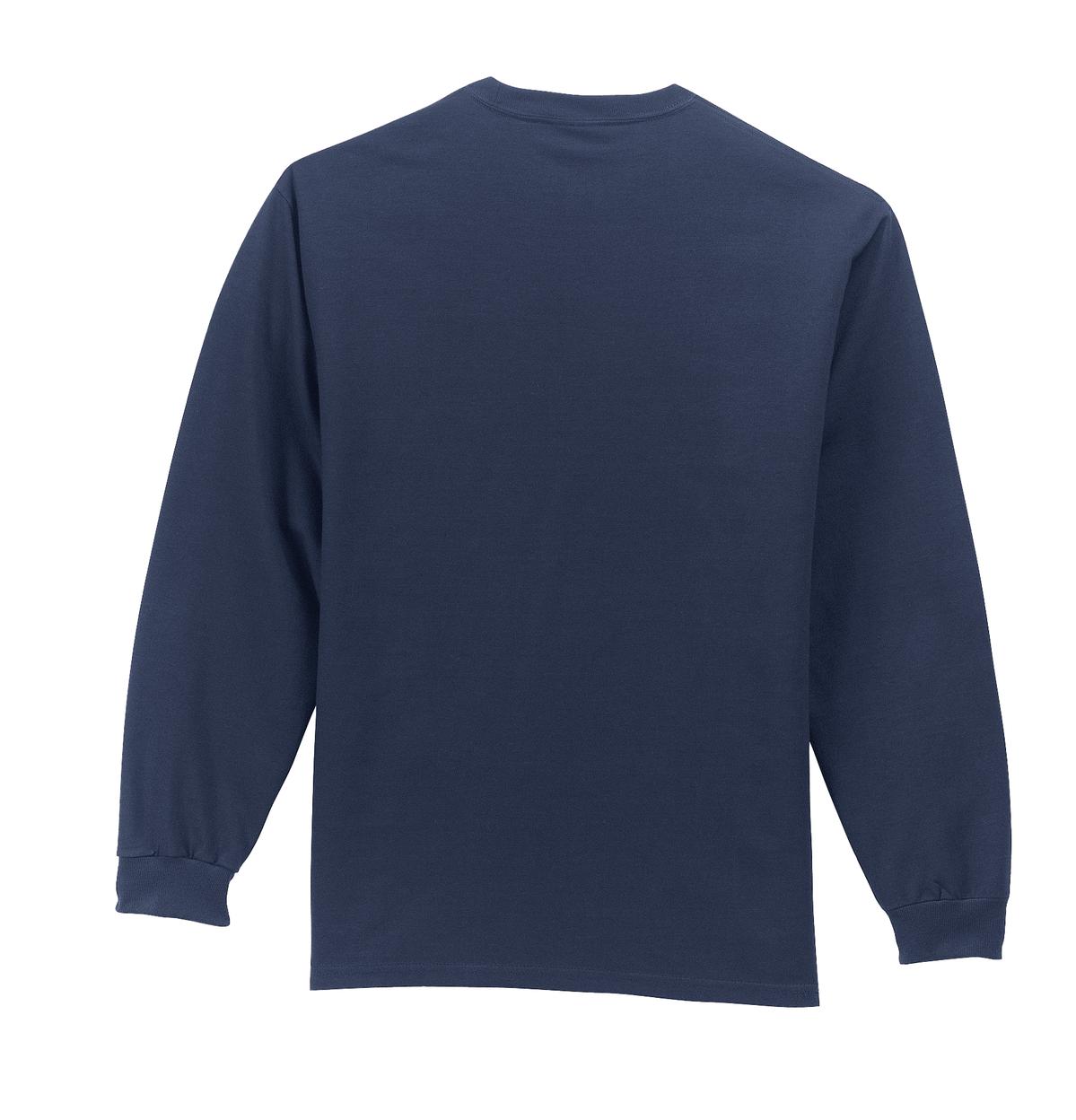 Port & Company - Long Sleeve Essential Pocket Tee. PC61LSP