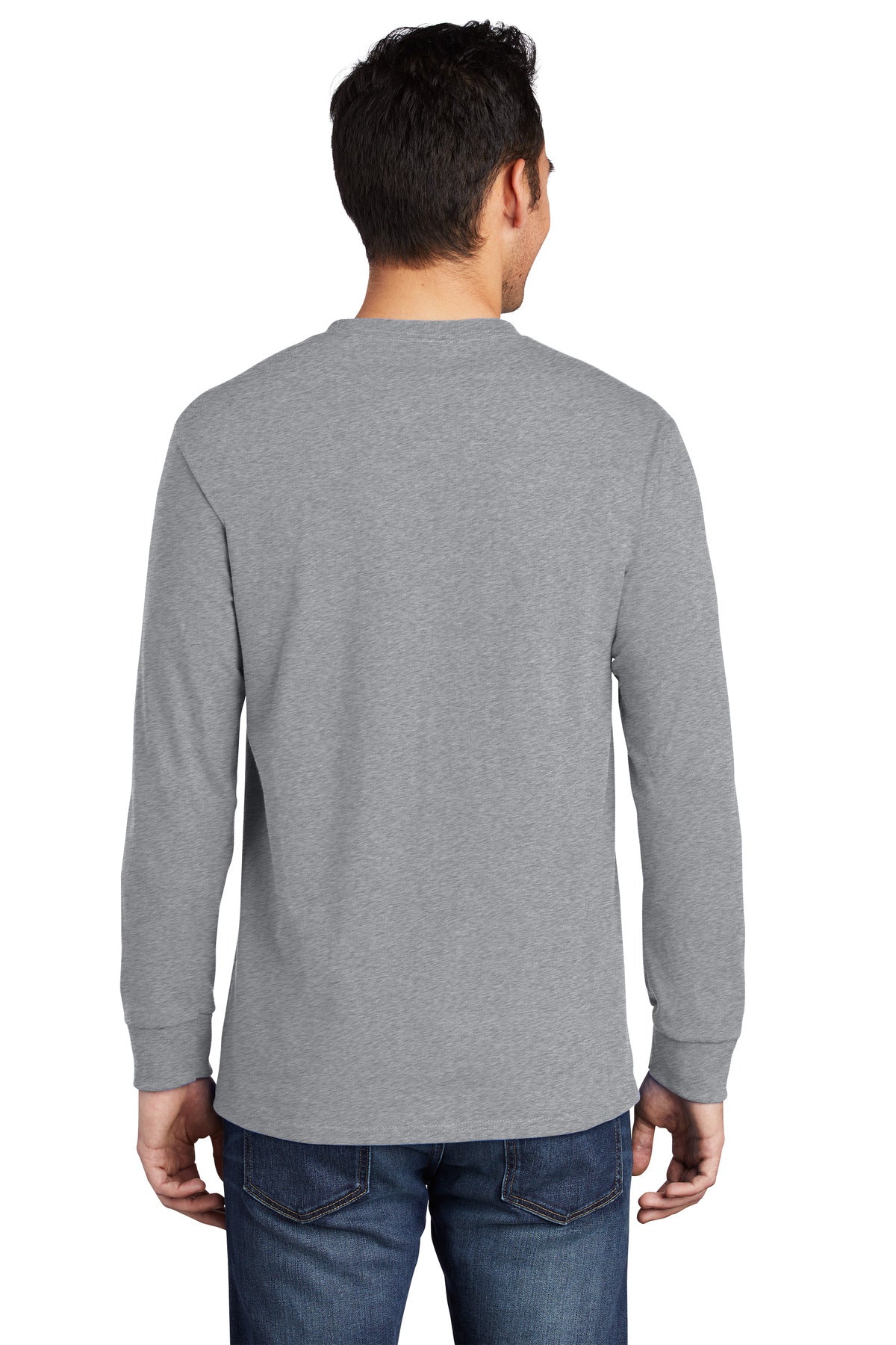 Port & Company - Long Sleeve Essential Pocket Tee. PC61LSP
