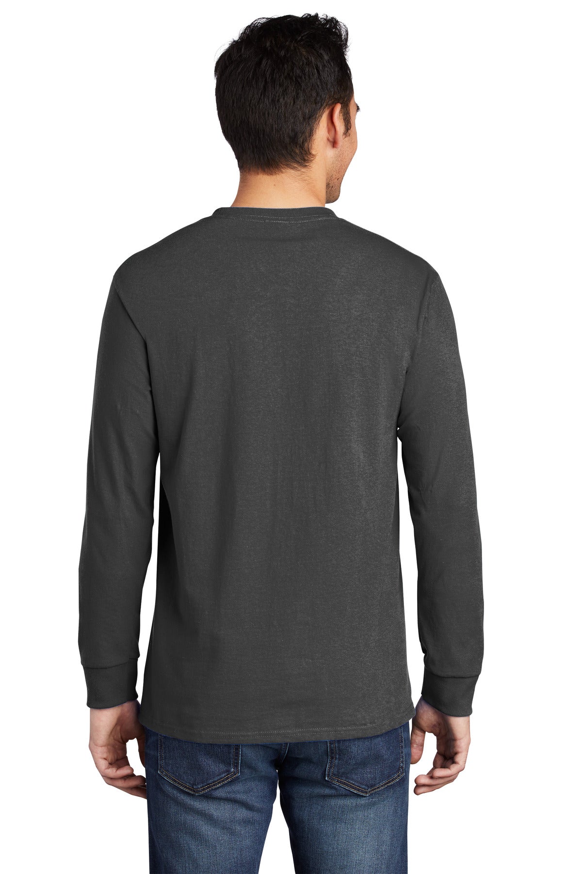 Port & Company - Long Sleeve Essential Pocket Tee. PC61LSP