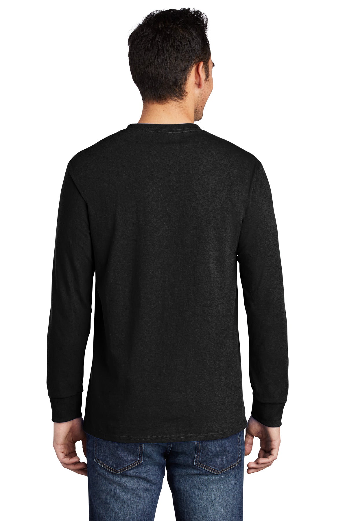 Port & Company - Long Sleeve Essential Pocket Tee. PC61LSP