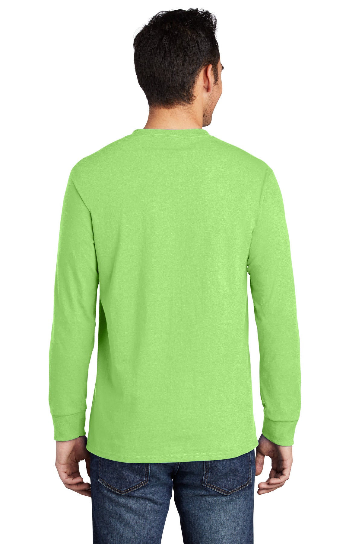 Port & Company - Long Sleeve Essential Pocket Tee. PC61LSP
