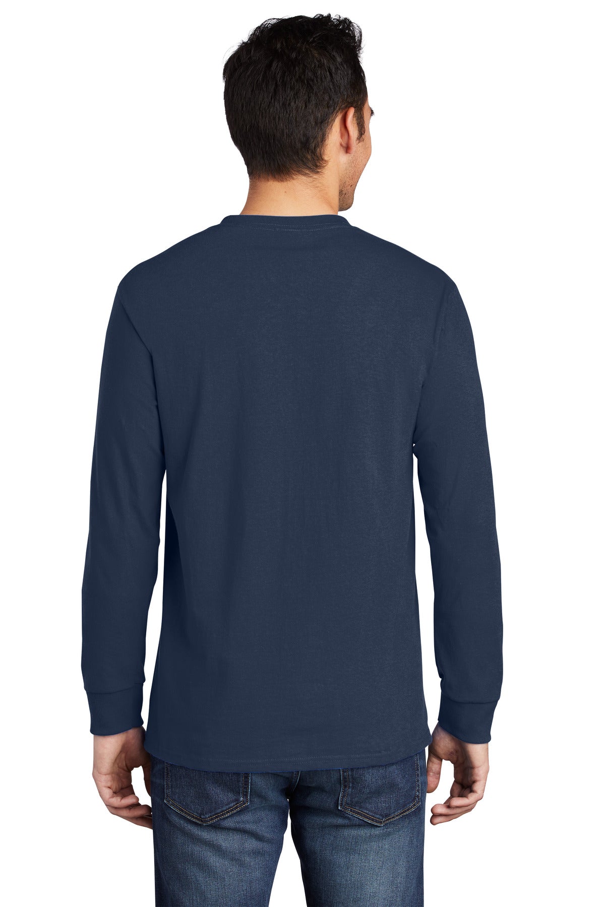 Port & Company - Long Sleeve Essential Pocket Tee. PC61LSP