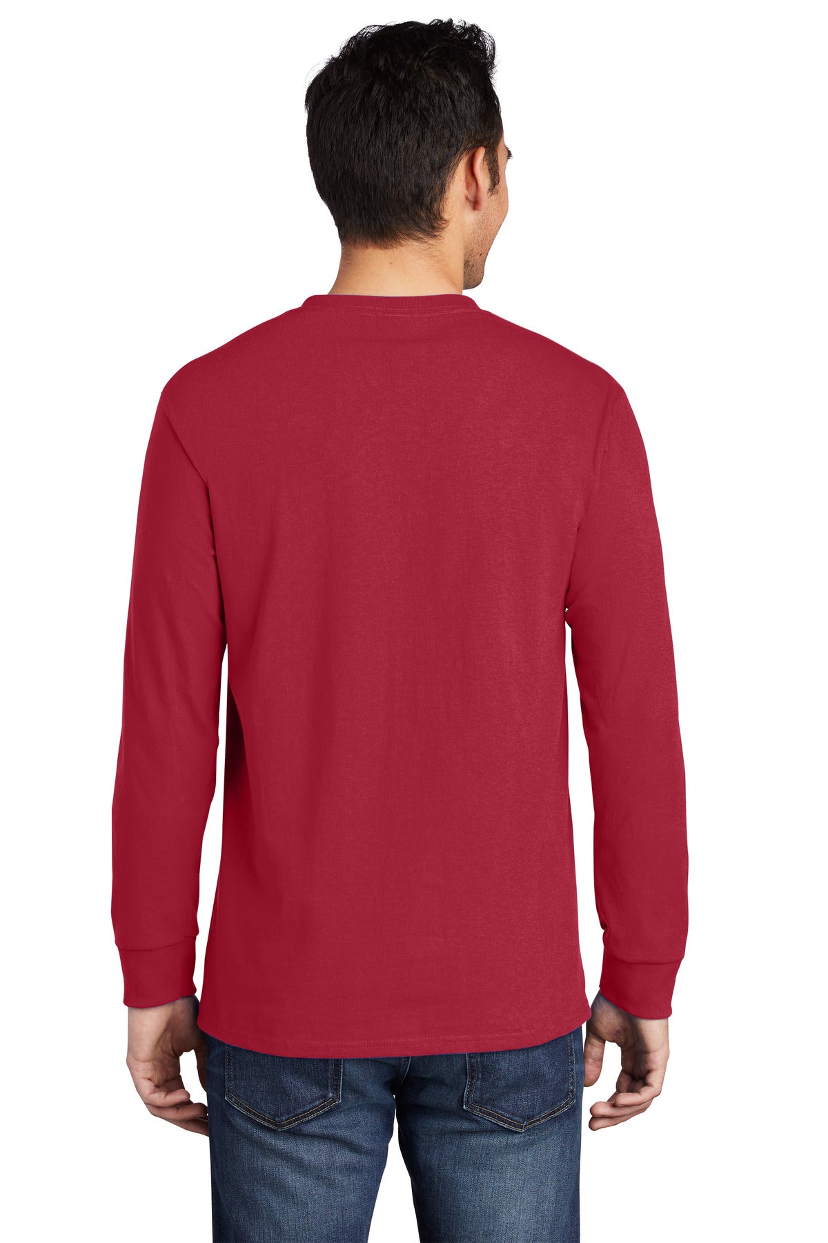 Port & Company - Long Sleeve Essential Pocket Tee. PC61LSP