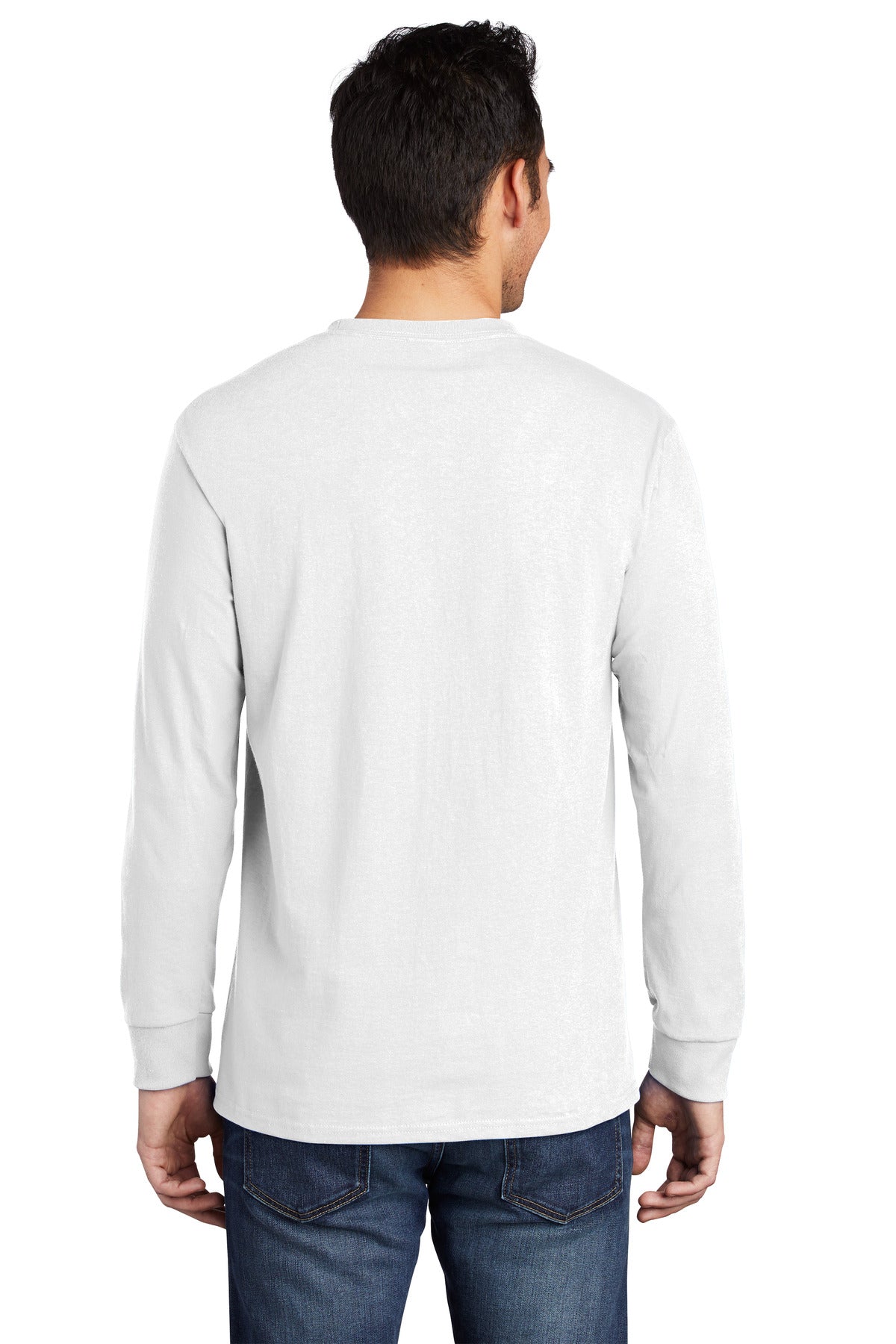 Port & Company - Long Sleeve Essential Pocket Tee. PC61LSP
