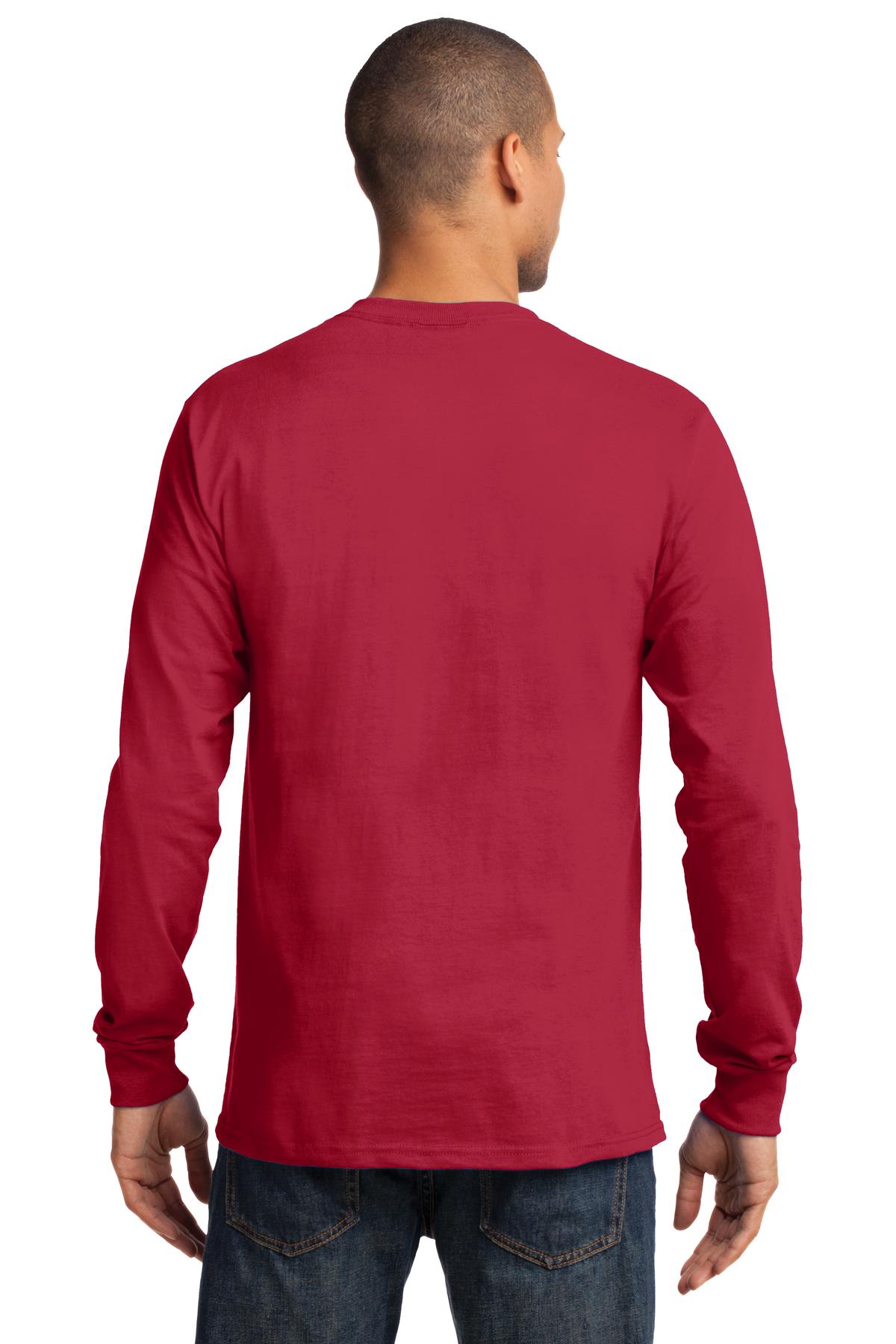 Port & Company - Tall Long Sleeve Essential Tee. PC61LST