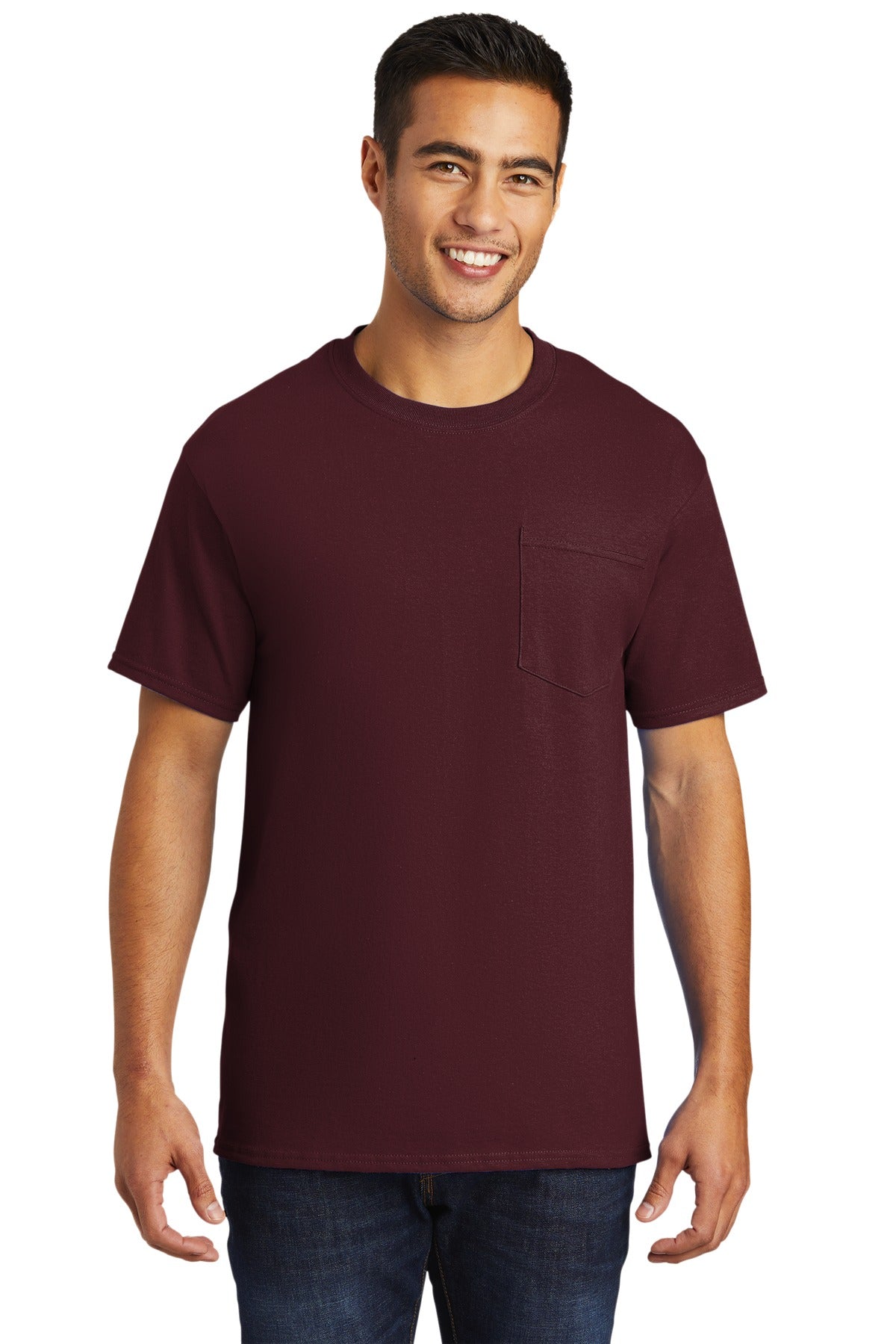 Port & Company - Tall Essential Pocket Tee. PC61PT