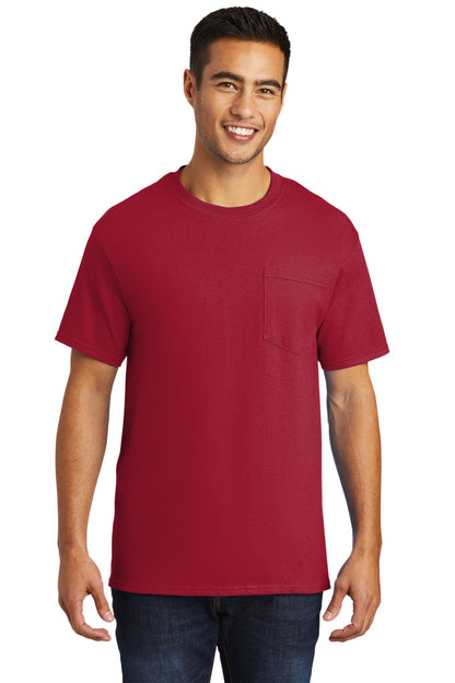 Port & Company - Tall Essential Pocket Tee. PC61PT