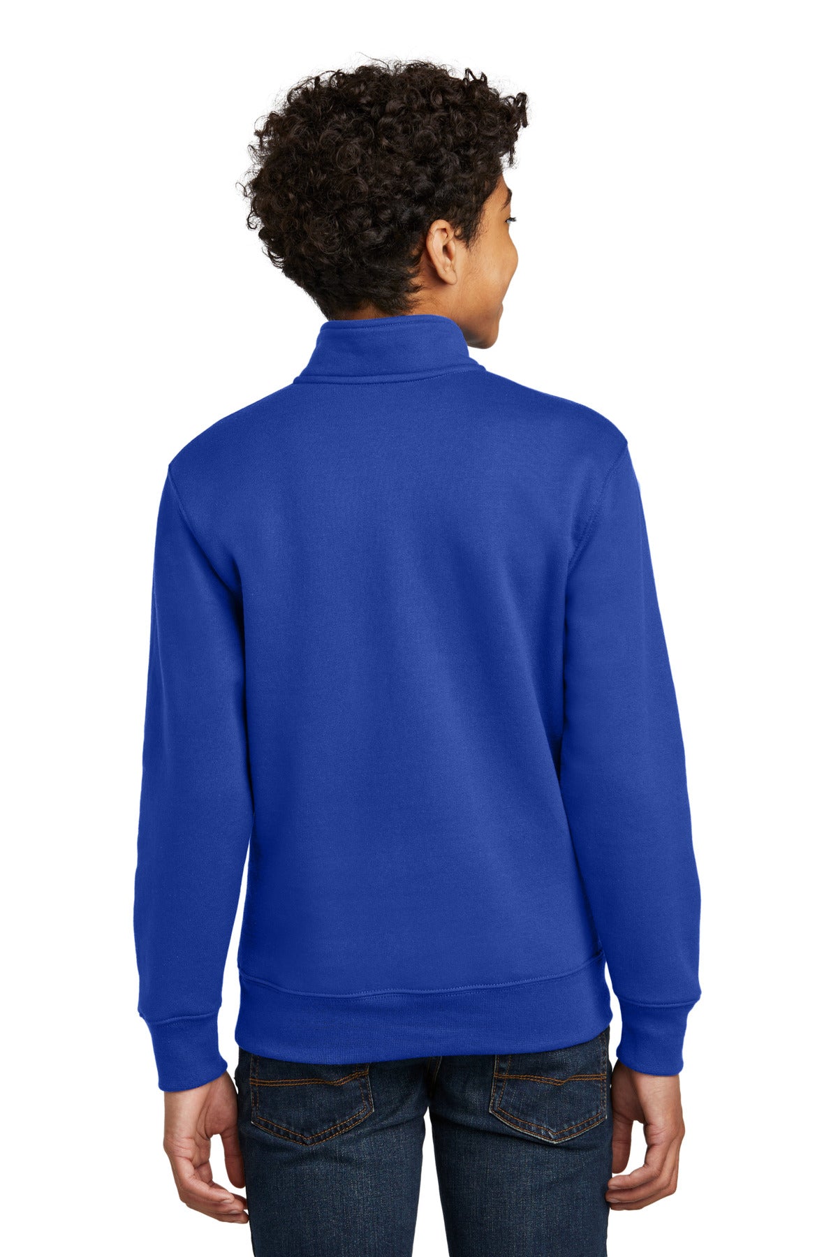 Port & Company Youth Core Fleece 1/4-Zip Pullover Sweatshirt PC78YQ