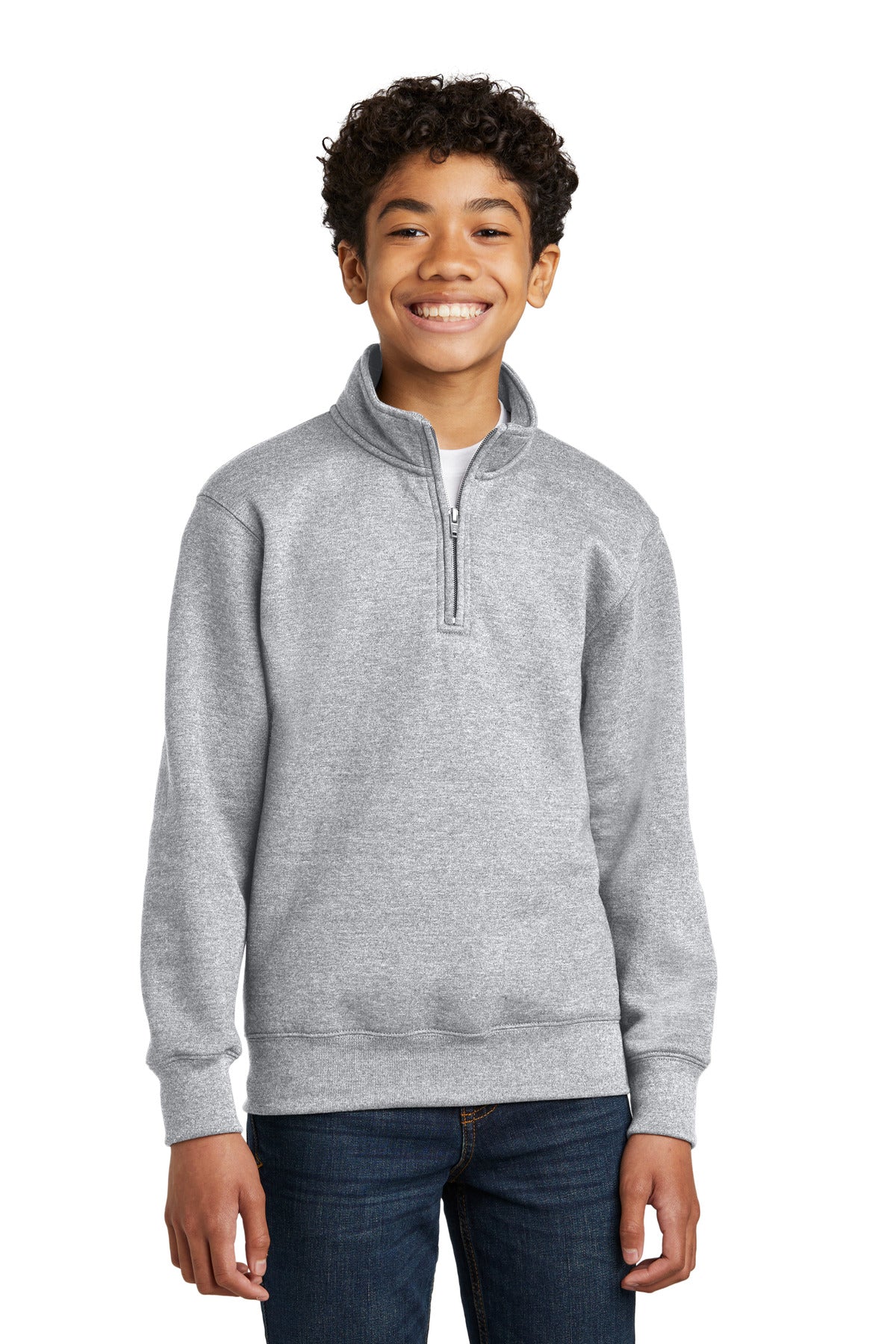 Port & Company Youth Core Fleece 1/4-Zip Pullover Sweatshirt PC78YQ