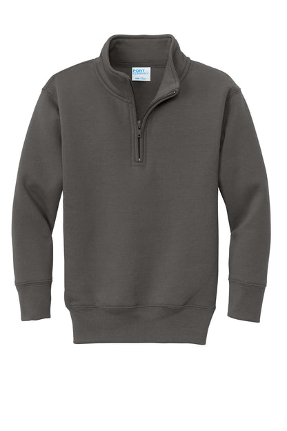 Port & Company Youth Core Fleece 1/4-Zip Pullover Sweatshirt PC78YQ