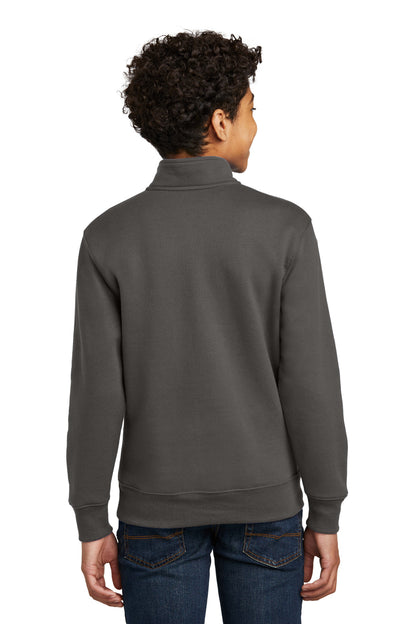 Port & Company Youth Core Fleece 1/4-Zip Pullover Sweatshirt PC78YQ