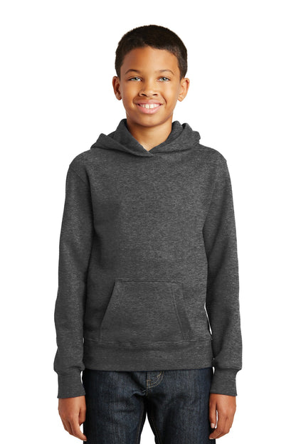 Port & Company Youth Fan Favorite Fleece Pullover Hooded Sweatshirt. PC850YH