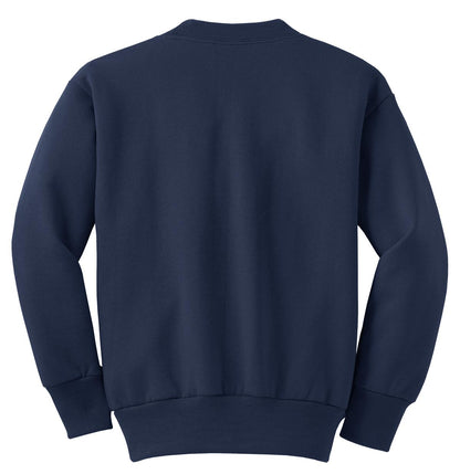 Port & Company - Youth Core Fleece Crewneck Sweatshirt. PC90Y
