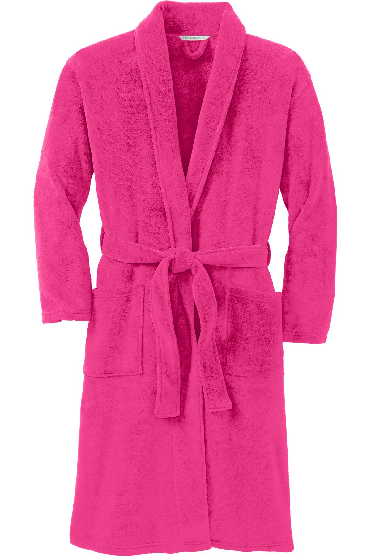 Port Authority Plush Microfleece Shawl Collar Robe. R102