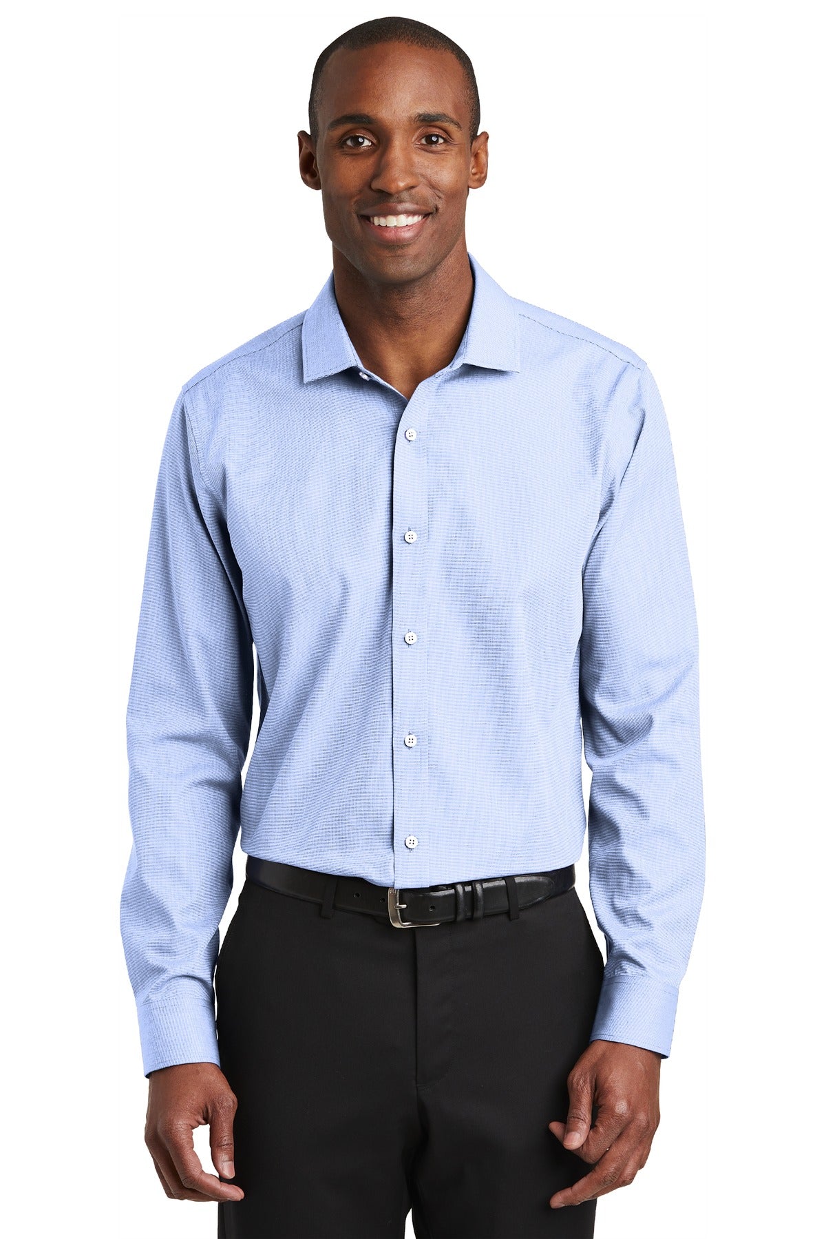 Red House Slim Fit Nailhead Non-Iron Shirt. RH390